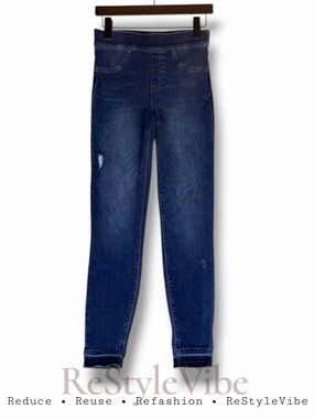 SPANX Women’s Size S Denim Jean Jeggings Pull On Style Skinny Fit Stretch